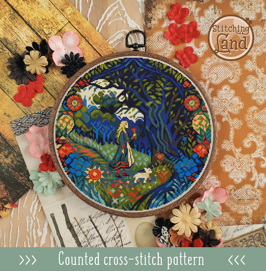 Fairy Forest Cross Stitch Pattern