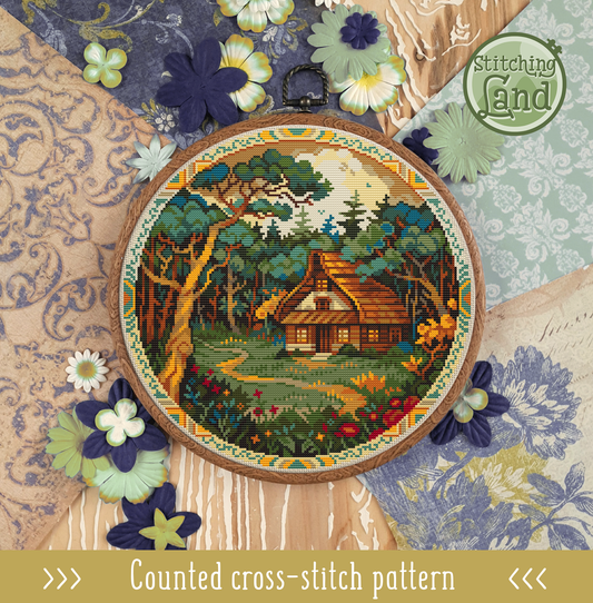 Forester's House III Cross Stitch Pattern