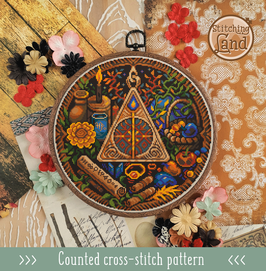 Magic Still Life Cross Stitch Pattern