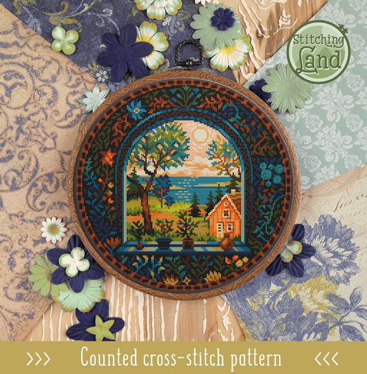 Sunlit Memory Cross Stitch Pattern