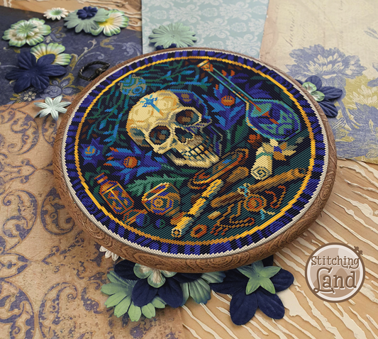 Alchemical Still Life Cross Stitch Pattern