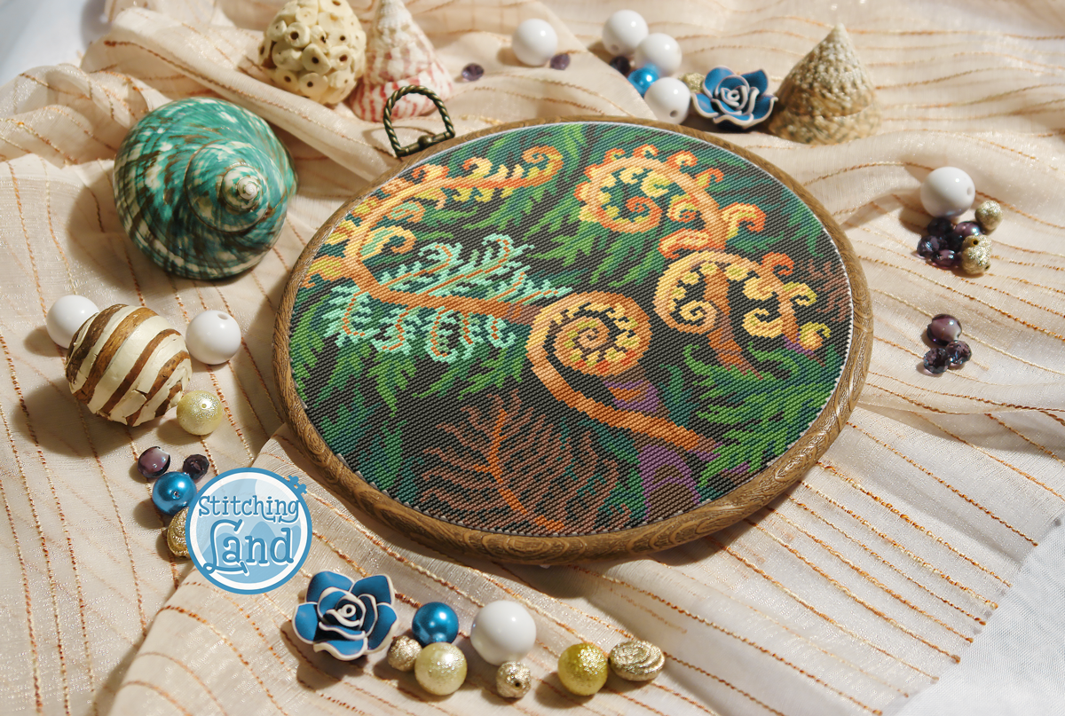 Ferns Cross Stitch Pattern