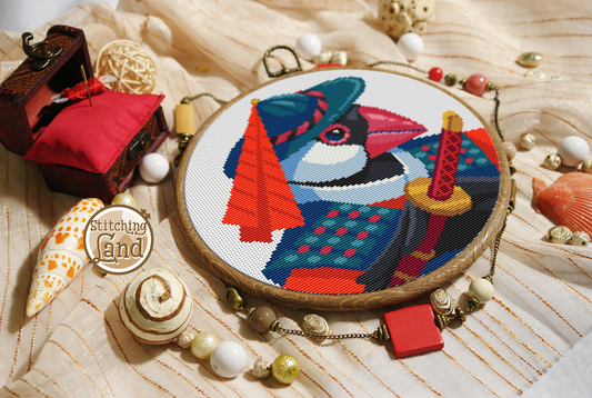 Finch San Cross Stitch Pattern