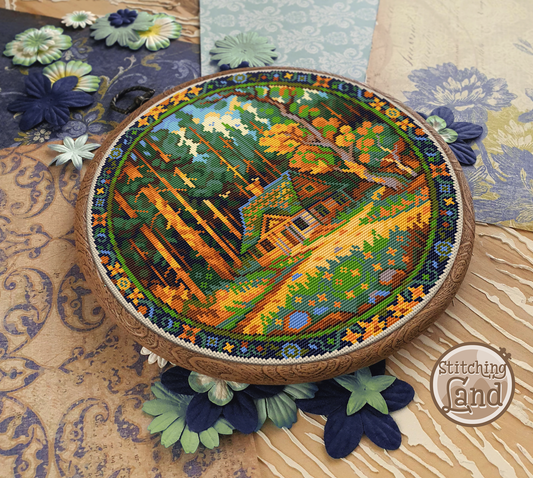 Forester's House Cross Stitch Pattern