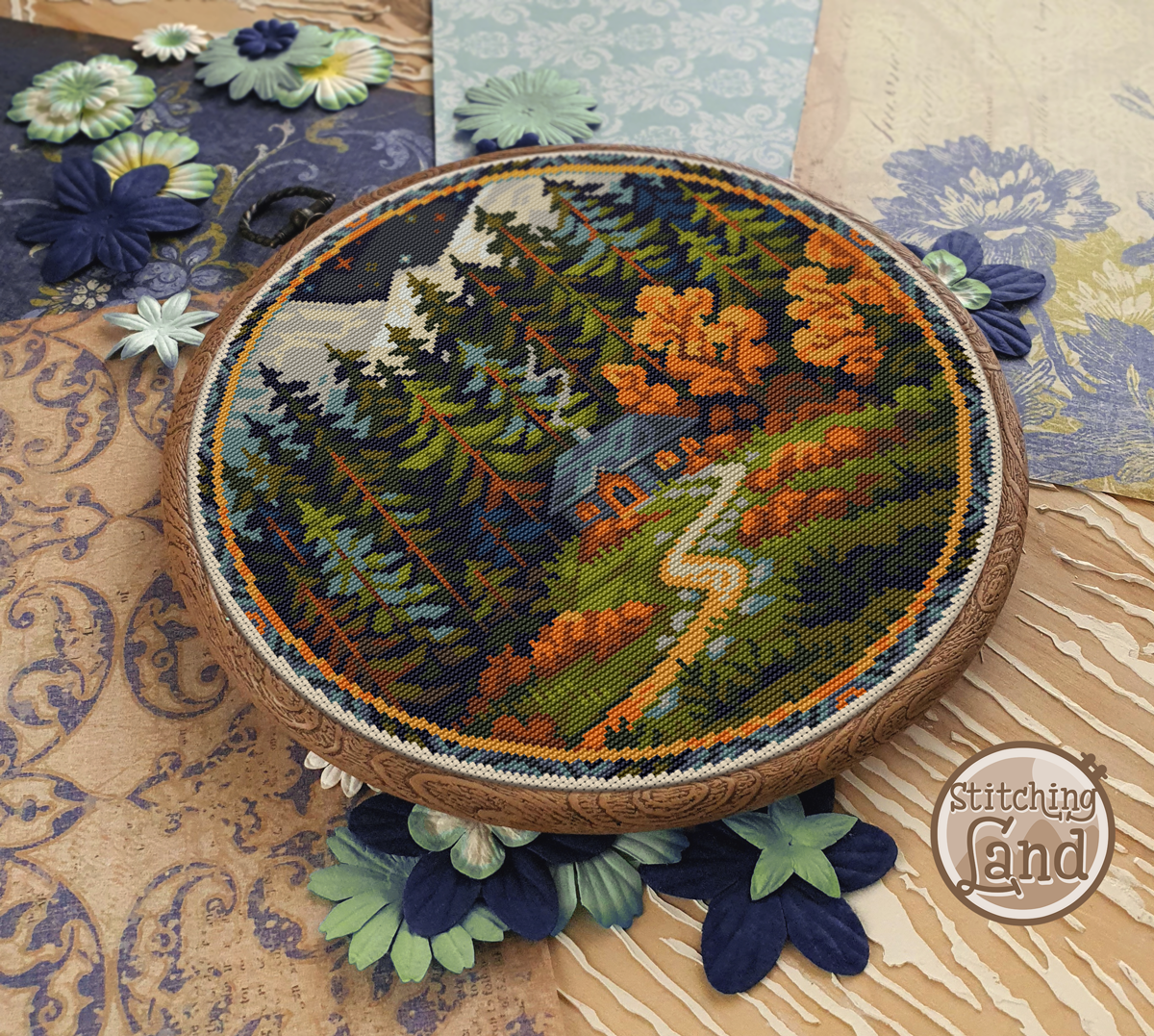 Forester's House II Cross Stitch Pattern