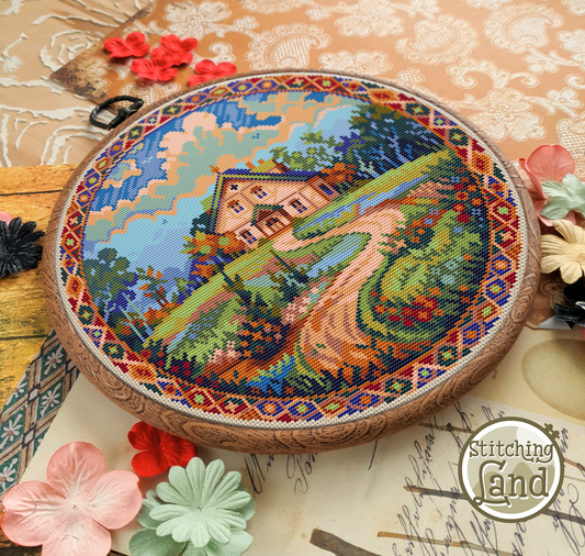 Front Garden Cross Stitch Pattern