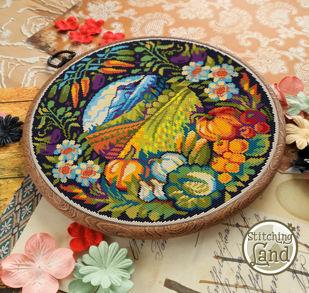 Harvest Cross Stitch Pattern