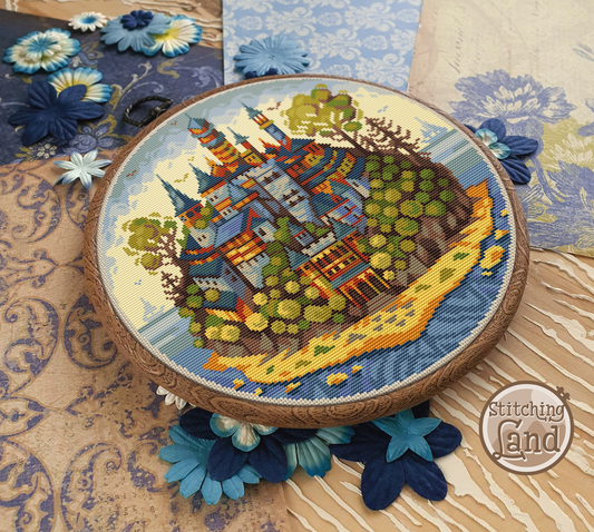 Island Town Cross Stitch Pattern