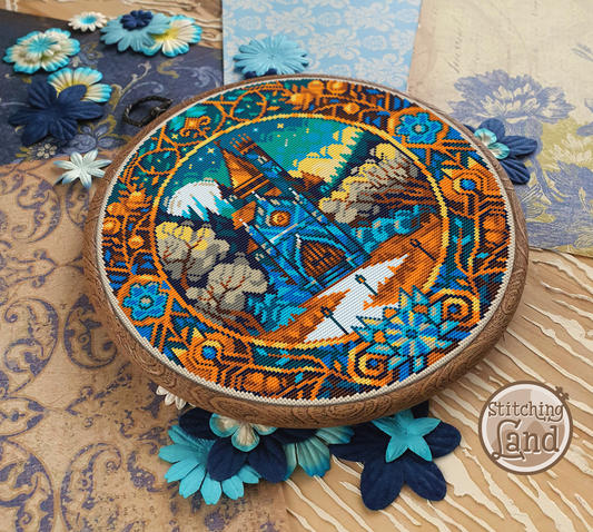 Moon Castle II Cross Stitch Pattern