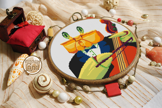 Mr. Crab Cross Stitch Pattern