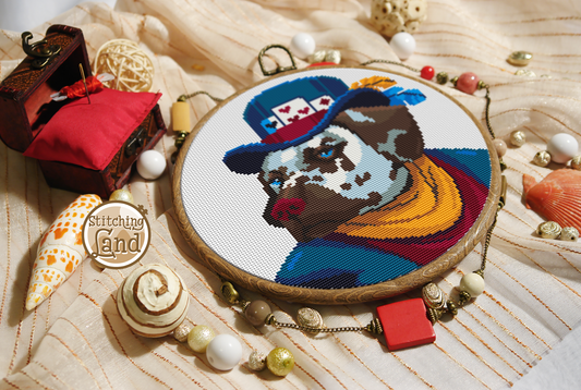 Mr. Dalmatian Cross Stitch Pattern