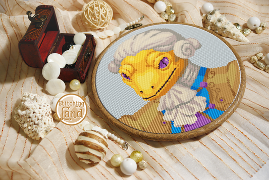 Mr. Gecko Cross Stitch Pattern