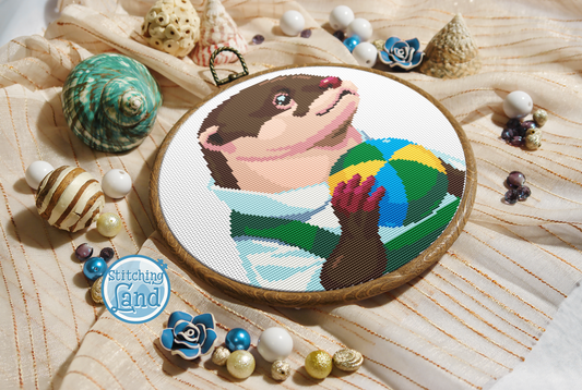 Mr. Otter Cross Stitch Pattern