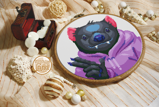 Mr. Tasmanian Devil Cross Stitch Pattern