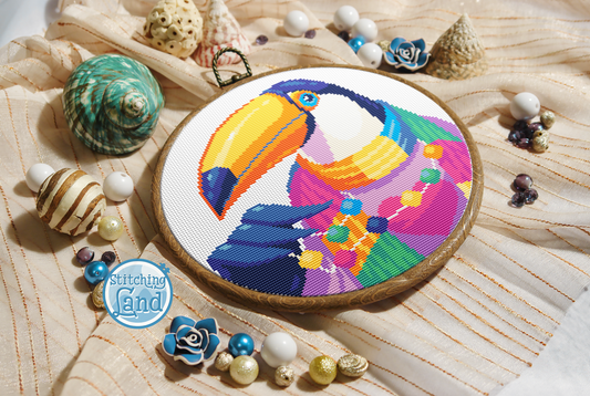 Mr. Toucan Cross Stitch Pattern