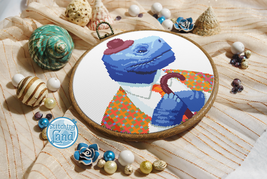 Mr. Turtle Cross Stitch Pattern