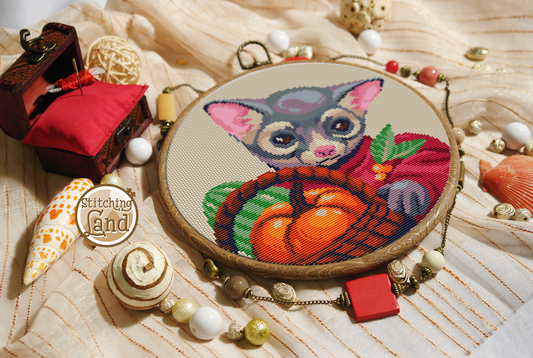 Mr. Viverra Cross Stitch Pattern