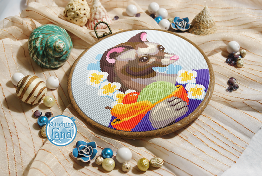 Ms. Genet Cross Stitch Pattern