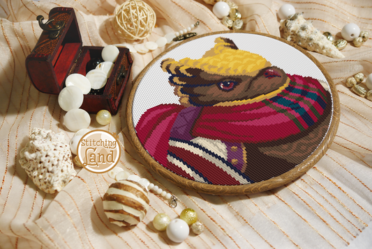 Sir Nightjar Cross Stitch Pattern