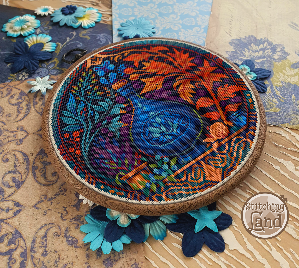 Still Life & Herbs II Cross Stitch Pattern
