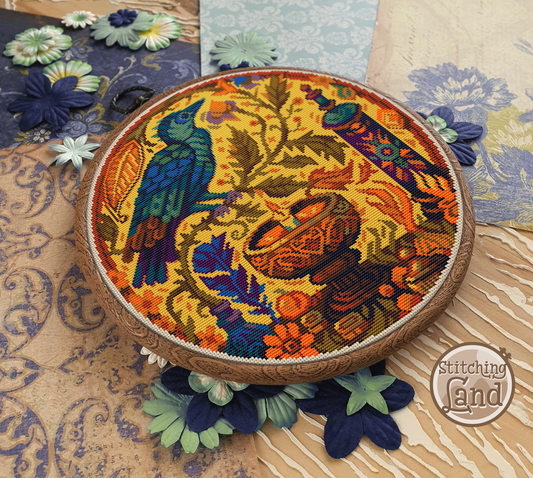 Still Life & Bird Cross Stitch Pattern