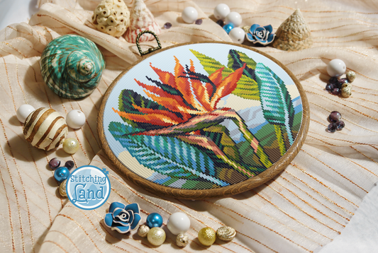 Strelitzia Cross Stitch Pattern