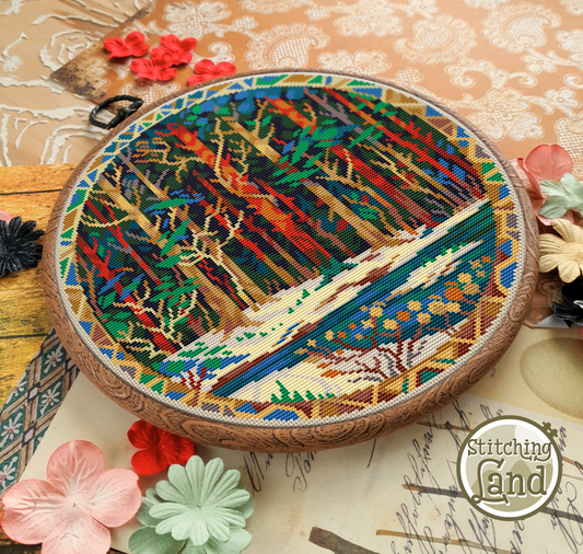 Winter Forest II Cross Stitch Pattern