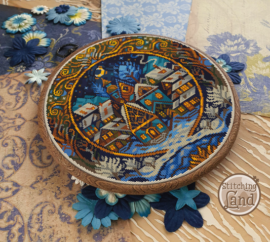 Winter Village II Cross Stitch Pattern