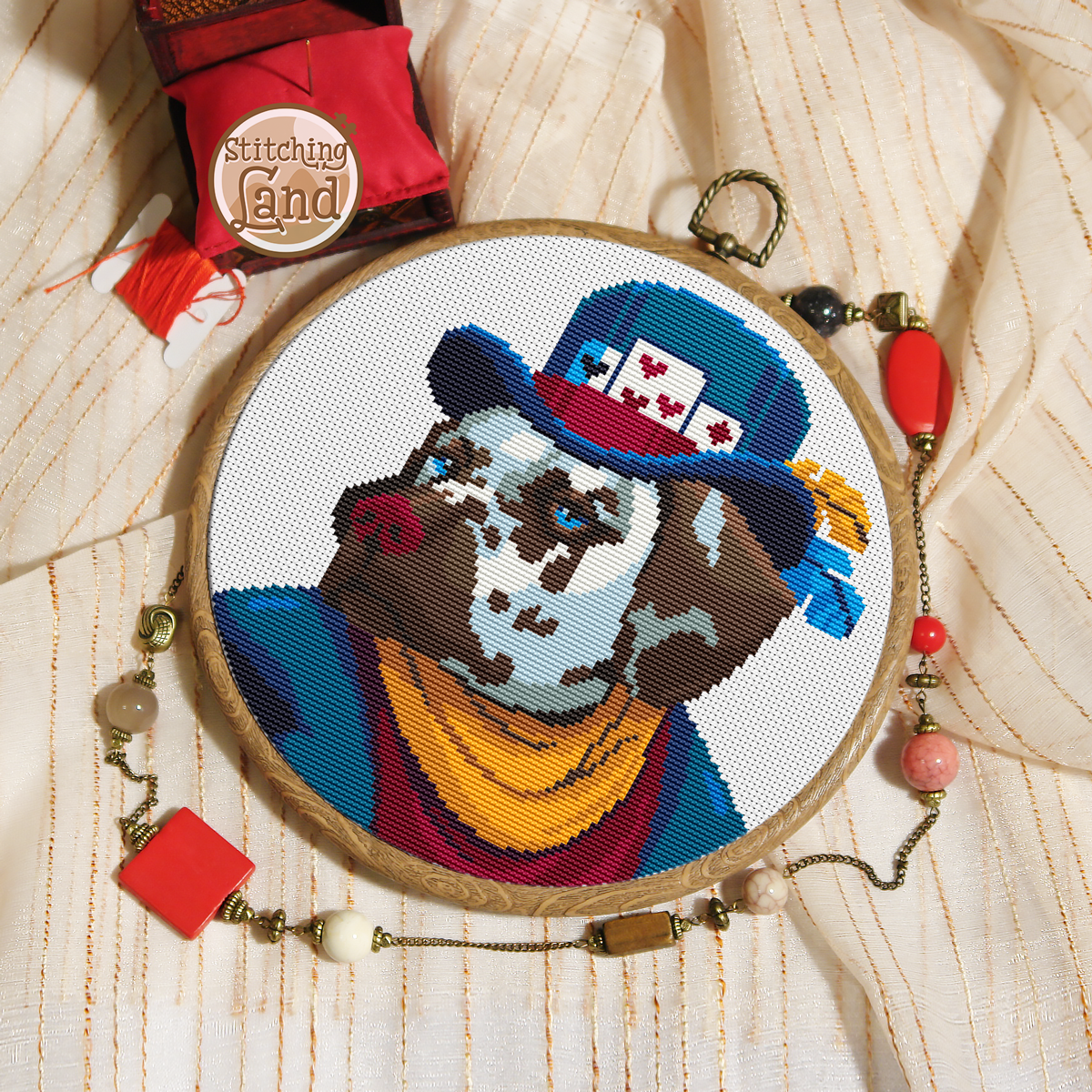 Mr. Dalmatian Cross Stitch Pattern