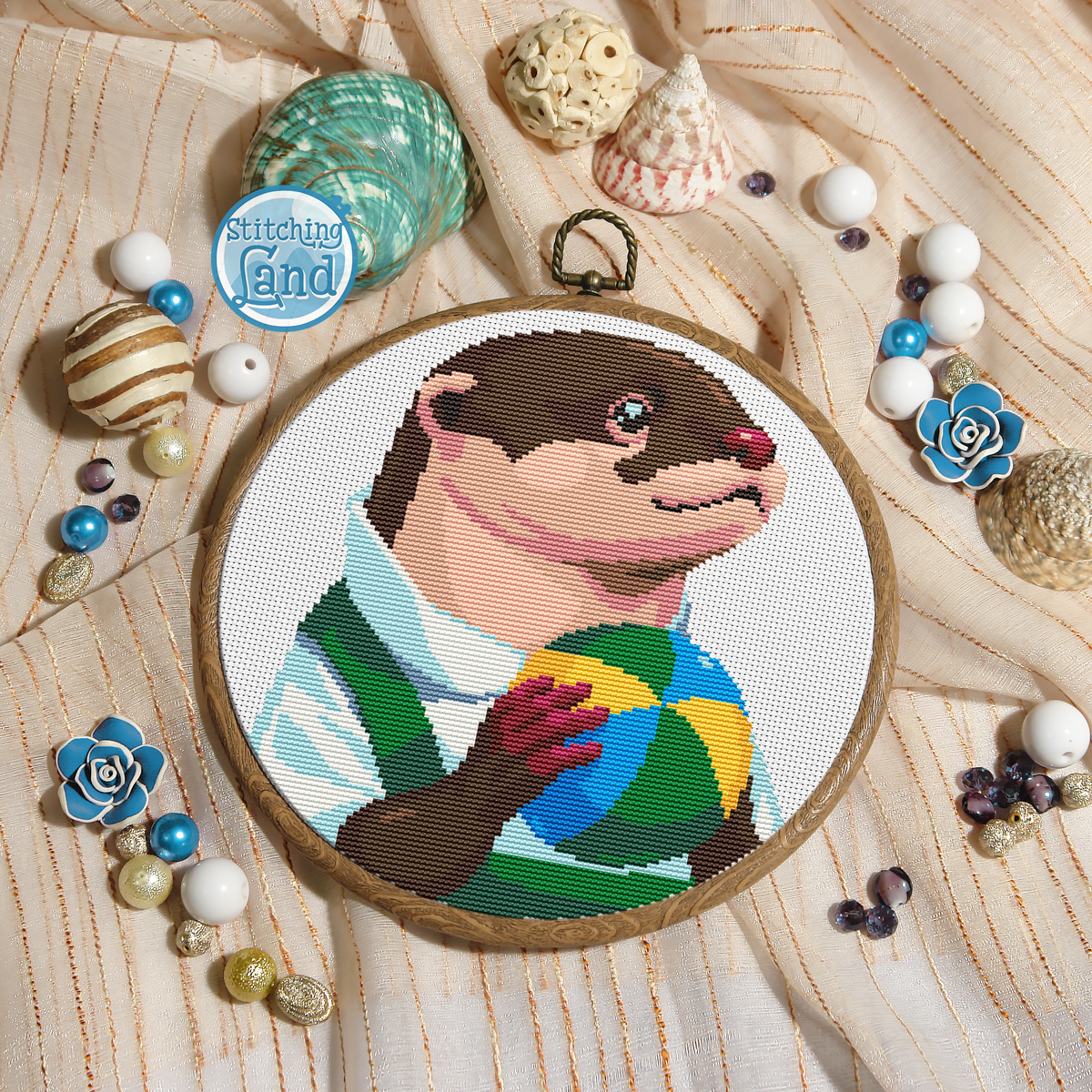 Mr. Otter Cross Stitch Pattern