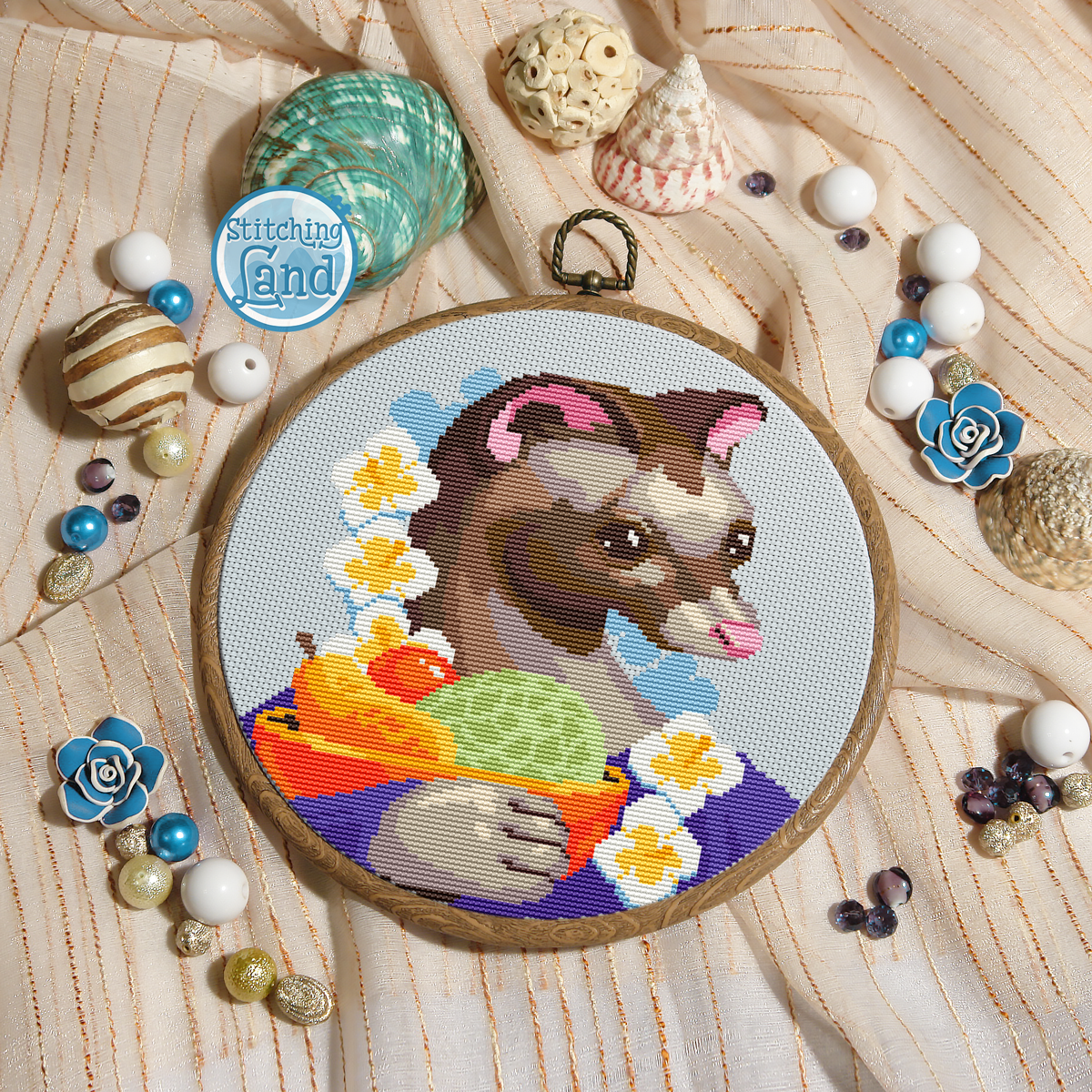 Ms. Genet Cross Stitch Pattern