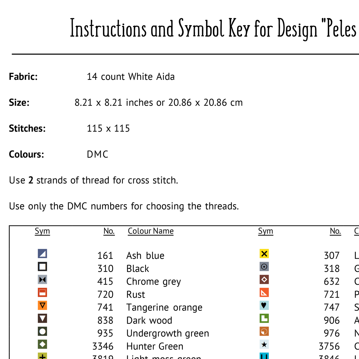 Art Nouveau Whale Cross Stitch Pattern
