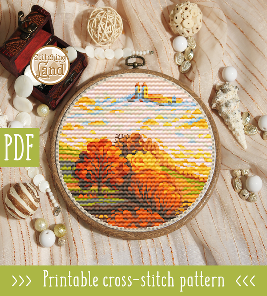 Autumn Mist Cross Stitch Pattern