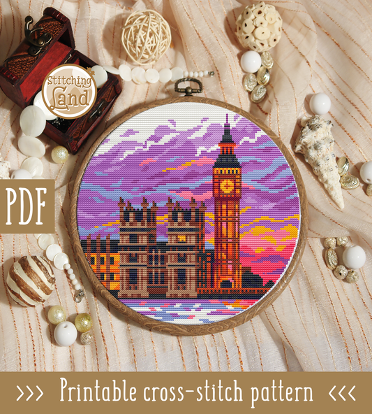 Big Ben Cross Stitch Pattern