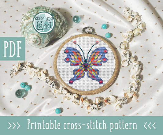 Butterfly Cross Stitch Pattern