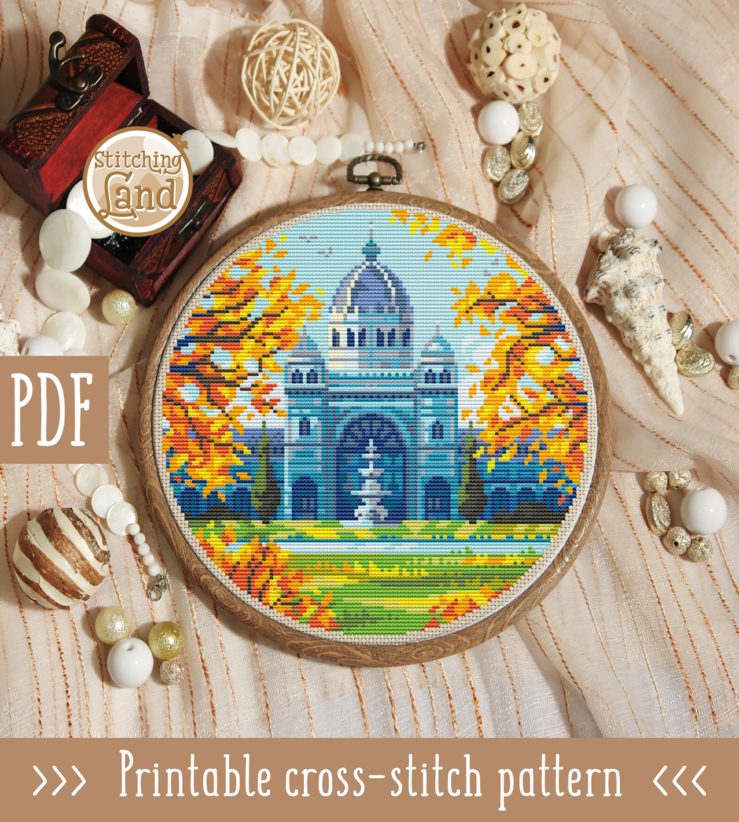 Carlton Gardens Cross Stitch Pattern