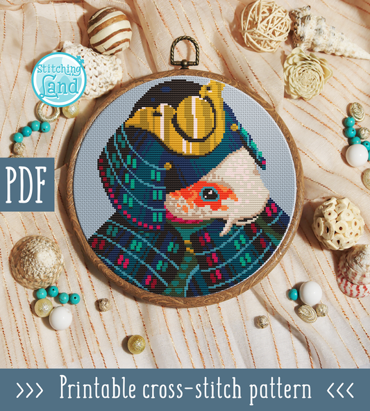 Carp San Cross Stitch Pattern