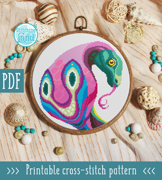 Cobra Cross Stitch Pattern