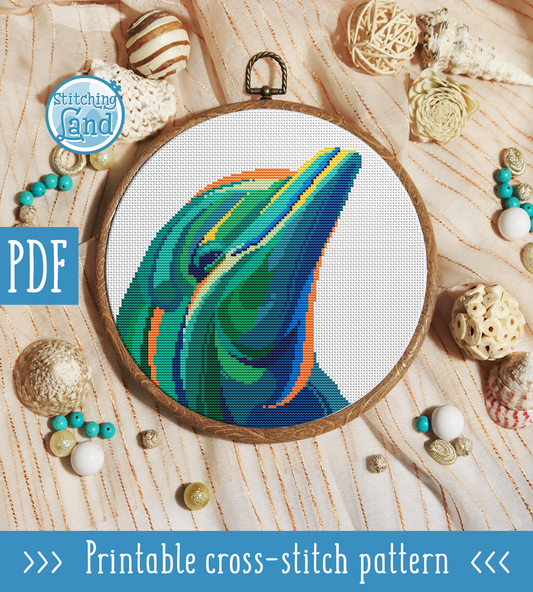 Dolphin Cross Stitch Pattern