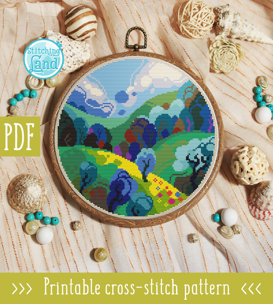 Forest Hills Cross Stitch Pattern