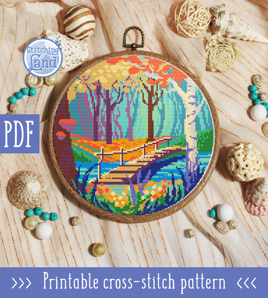 Forest III Cross Stitch Pattern