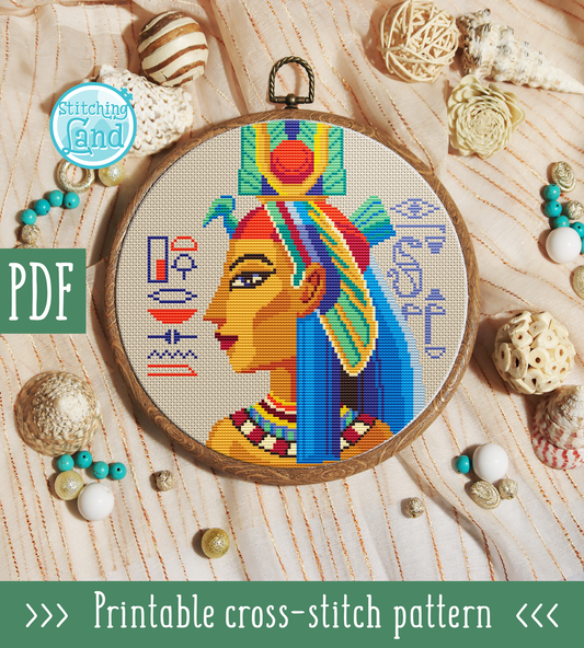 Hathor Cross Stitch Pattern