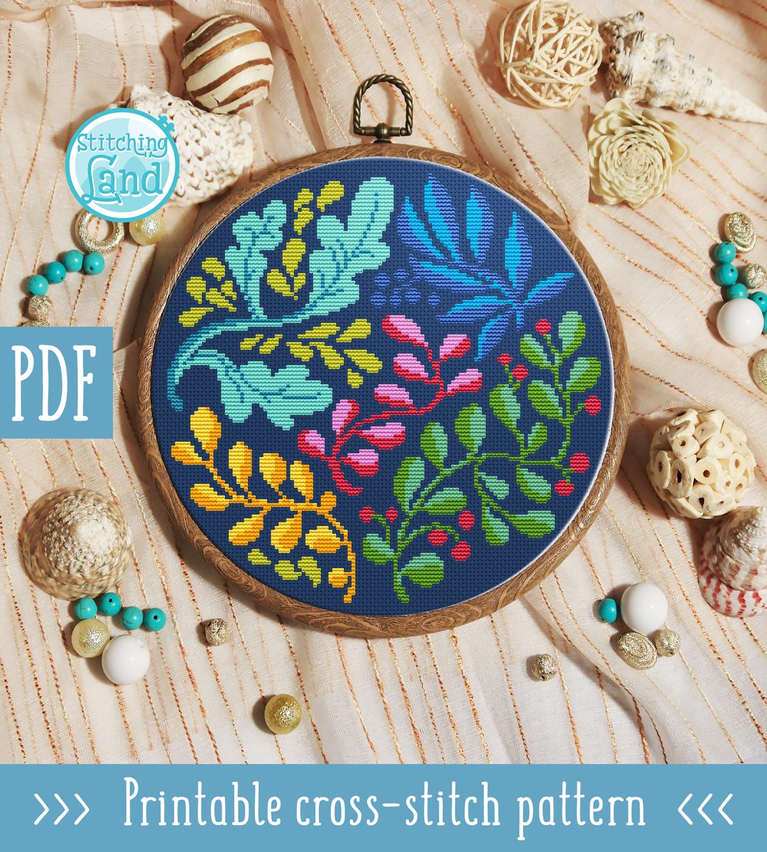 Herb Cross Stitch Pattern