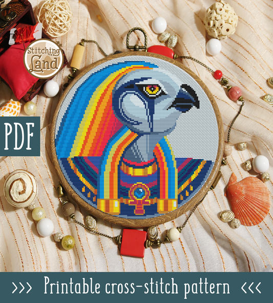 Horus Cross Stitch Pattern