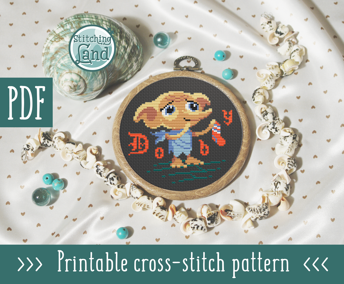 House Elf Cross Stitch Pattern
