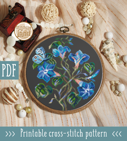 Ipomoea Cross Stitch Pattern