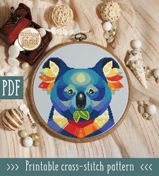 Koala Cross Stitch Pattern