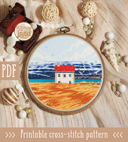 Lake House II Cross Stitch Pattern