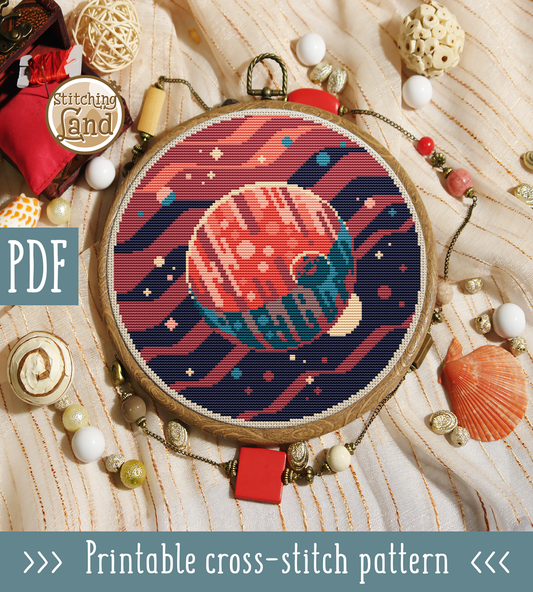 Mars Cross Stitch Pattern
