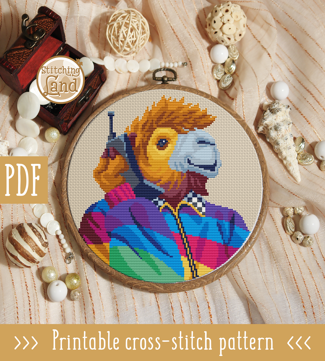 Mr. Camel Cross Stitch Pattern